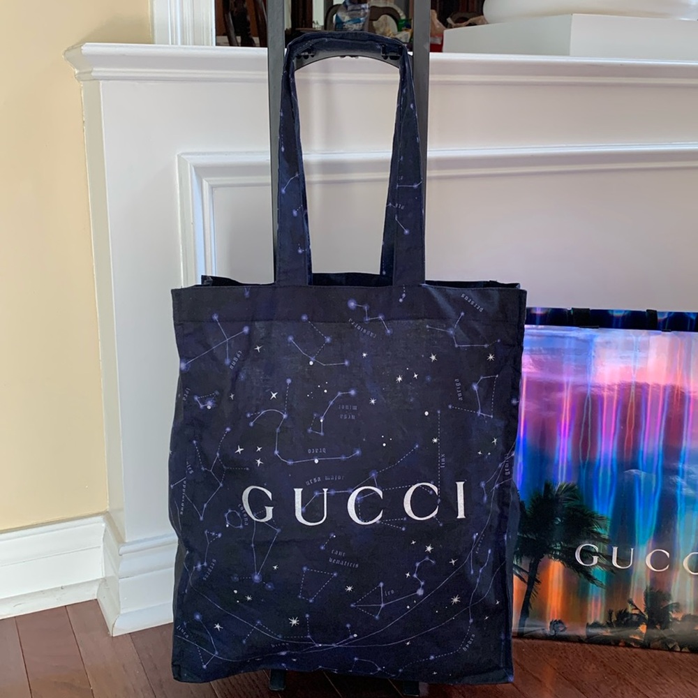 Gucci Cotton Constellation Tote Bag